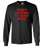 Mery Christmas Va Filthy Animal T shirt