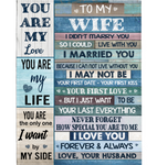 Personalized To My Wife I Married You Not Live Without You Special Love Forever Always Gift From Husband Fleece Blanket