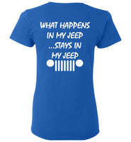 What Happens In My Jeep Stays In My Jeep Gift T Shirt 1