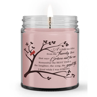 A Limb Has Fallen From The Family Tree Loss Sympathy Condolence Memorial Candle