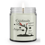 Cardinals Appear When Angels Are Near Loss Sympathy Memorial Condolences Candle