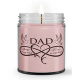 Dad Always On My Mind Forever In My Heart Loss Dad Memorial Condolences Candle