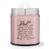 Dad My Mind Still Talks to You In My Heart Love Loss of Father Missing Dad Words of Condolence Candle