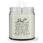 Dad My Mind Still Talks to You In My Heart Love Loss of Father Missing Dad Words of Condolence Candle