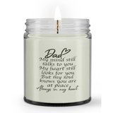 Dad My Mind Still Talks to You In My Heart Love Loss of Father Missing Dad Words of Condolence Candle