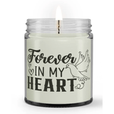 Forever in My Heart Loss Memorial Sympathy Candle