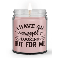 I Have an Angel Looking Out For Me Sympathy Memorial Condolences Candle