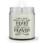 I Will Hold You in My Heart Loss Condolences Sympathy Candle