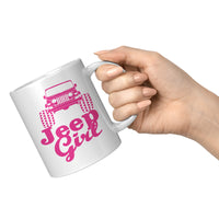 Official Jeep Girl Lover White Coffee Mugs