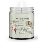 Personalized Custom Name Photo In Loving Memory Still Loved Missed Loss Sympathy Condolence Candle