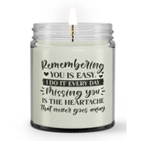 Remembering You Missing You Memorial Sympathy Condolence Candle