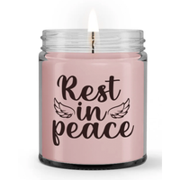 Rest In Peace Loss Sympathy Memorial Condolence Candle