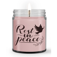 Rest in Peace Loss Condolence Candle