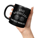 Rose Apothecary Locally Sourced Black Coffee Mugs