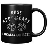 Rose Apothecary Locally Sourced Black Coffee Mugs