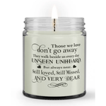 They Walk Beside Us Every Day Memorial Sympathy Condolence Candle