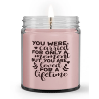 You Were Carried for Only a Moment Loved Lifetime Loss Sympathy Condolence Memorial Candle