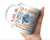 To My Husband I May Not Your First Love Kiss Sight Date But I Your Last Everything Love You Longer Old Couple White Coffee Mug