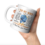 To My Wife I May Not Your First Love Kiss Sight Date But I Your Last Everything Love You Longer Old Couple White Coffee Mug