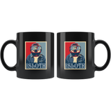 The Sloth Art Black Coffee Mug