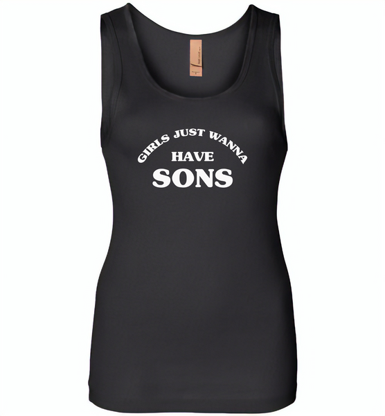 Girls just wanna have sons - Womens Jersey Tank