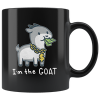 I'm the Goat black gift coffee mug