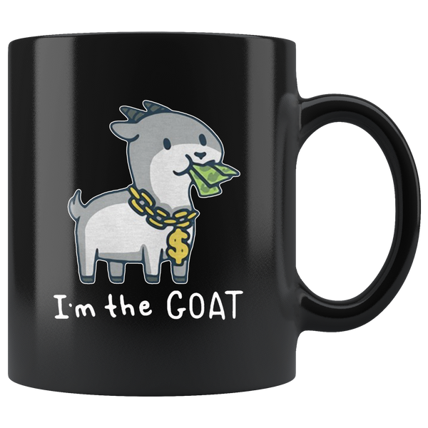 I'm the Goat black gift coffee mug