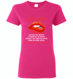 June Girl, Hated By Many Loved By Plenty Heart On Her Sleeve Fire In Her Soul A Mouth She Can't Control - Gildan Ladies Short Sleeve