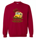 I'm the crazy bus driver your mother warned you about - Gildan Crewneck Sweatshirt