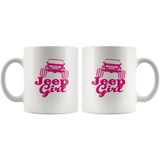 Official Jeep Girl Lover White Coffee Mug