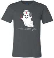 Nurse ghost i will tab you halloween t shirt gift