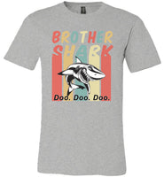 Retro Vintage brother shark doo doo doo T-shirt, gift tee for brother