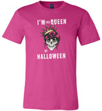 I'm the Queen of Halloween skull t shirt gift