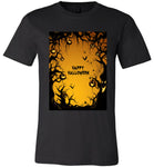 Pumpkin bat happy halloween t shirt gift