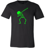 Dabbing skeleton halloween t shirt gift