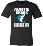 Auntie shark doo doo doo T shirt, aunt shark gift shirts