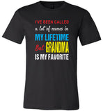 A lot of names in mylife but grandma is my favorite T-shirt, gift tee for grandma