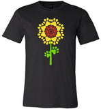 Sunflower Dog Paw Appreciation Day Tee shirt