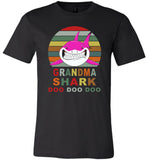 Retro Vintage Grandma Shark doo doo doo T-shirt, tee gift for grandma, mother's-day