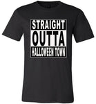 Straight outta halloween town t shirt gift