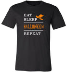 Eat sleep halloween repeat t shirt gift