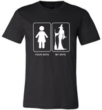 Your wife my wife witch halloween t shirt gift
