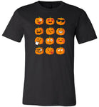 Pumpkin emoji halloween t shirt gift