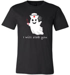 Nurse ghost i will tab you halloween t shirt gift