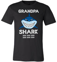 Grandpa shark shirt, t shirt gift for grandpa, father's day gift shirt