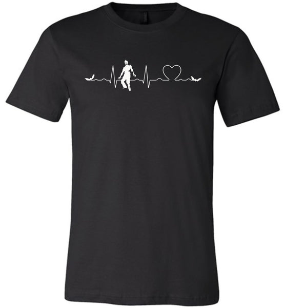 Love heartbeat zombie halloween t shirt gift