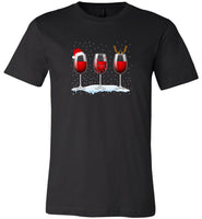 Just a girl who loves christmas and wine alcohol T-shirt