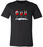 Just a girl who loves christmas and wine alcohol T-shirt