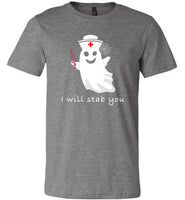 Nurse ghost i will tab you halloween t shirt gift