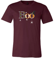 Boo witch hat spiders halloween gift tshirt
